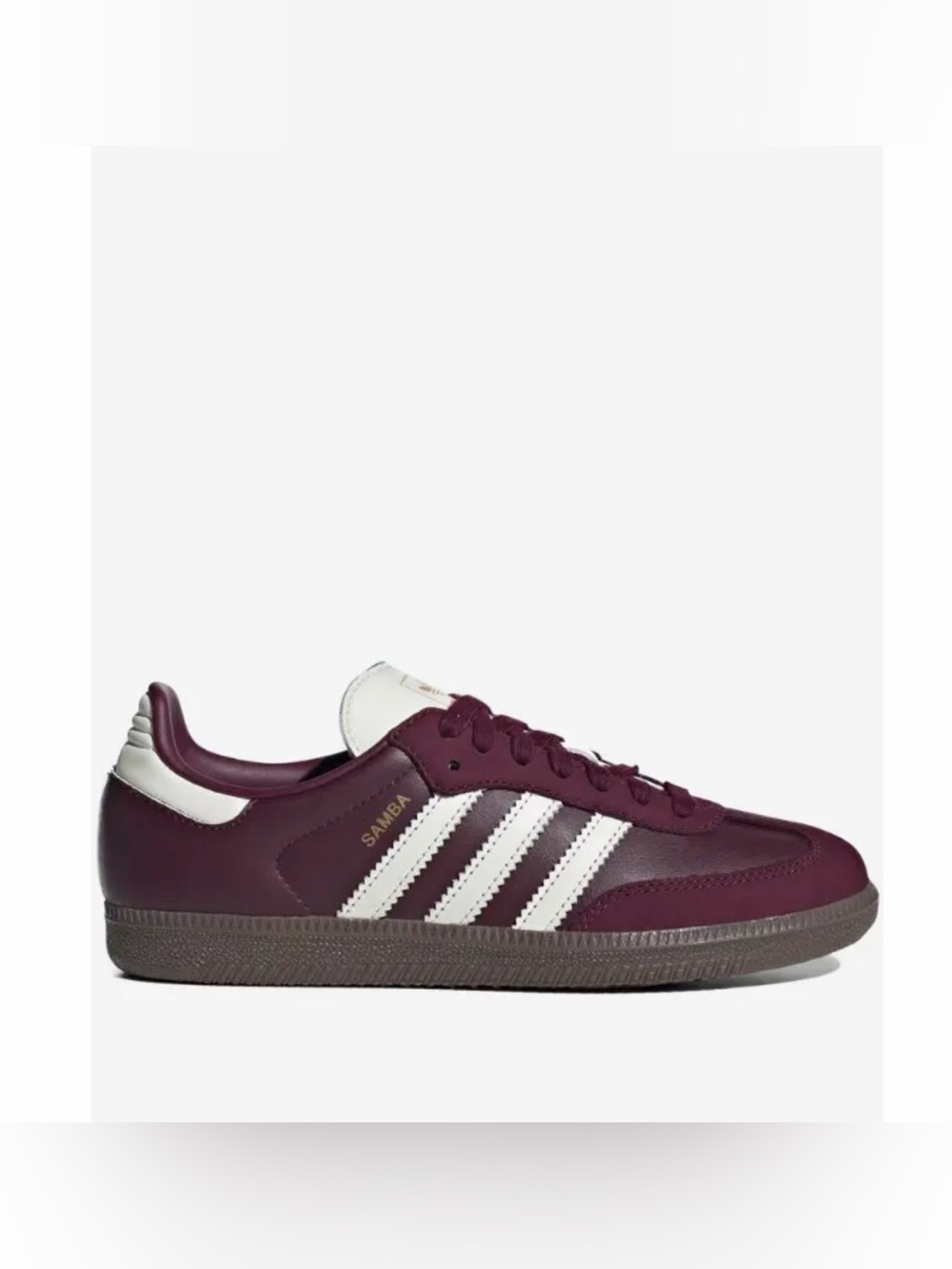 Adidas Samba OG "Maroon Off White Gum" sneakers